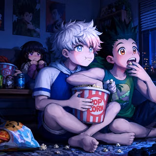 killua e Gon - hunter x hunter