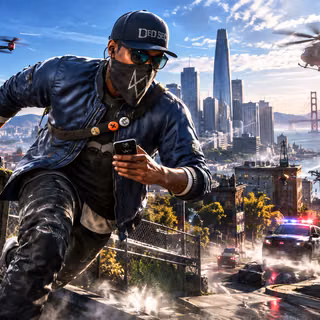 Lá Corrida de Marcus - Watch Dogs 2