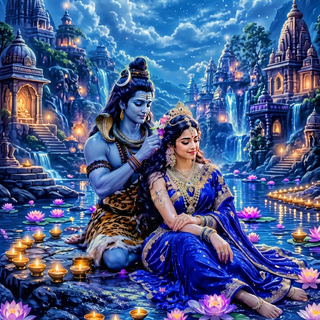 Beautiful Lord Shiv Parwati 4K iphone Wallpaper 