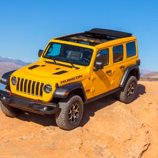 Jeep Wrangler Yellow (top closed)