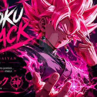Goku black super saiyan Rose 4k HD wallpaper dragon ball super 