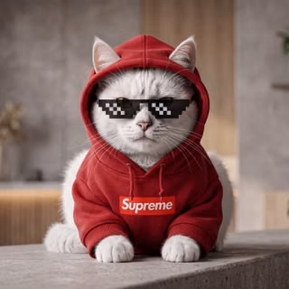 Aesthetic Supreme Cat Street Style