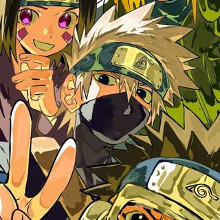 Kakachi, Obito, Rin, and Minato