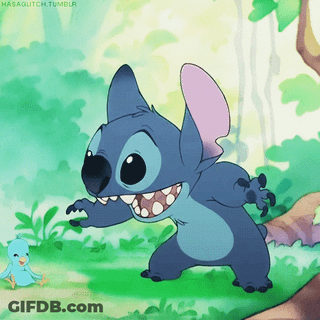 cute stich and angel  wallpaper