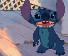 cute stich and angel  wallpaper