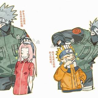 That is how Kakashi acts with Naruto and Sakura.