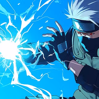 Naruto Kakashi Hatake Lightning Chidori Desktop Wallpaper in 4K