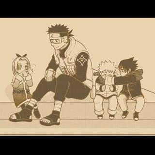 Obito, Naruto, Sasuke, and Sakura