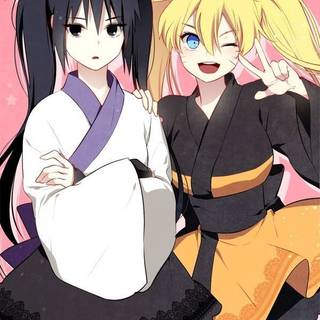 cute Naruto and Sasuke and a girl