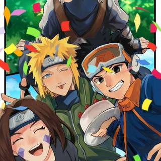 Minato, Rin, Obito and Kakashi