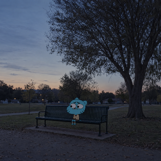 Gumball chill in the park alone