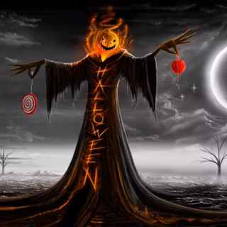 Halloween scarecrow