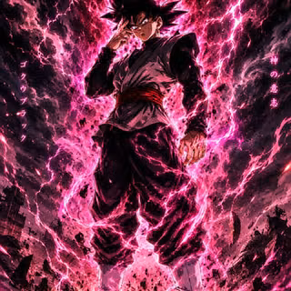 Goku black Base form  vs Goku super Saiyan fight from dragon ball super 