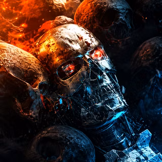 Terminator Skull The Terminator