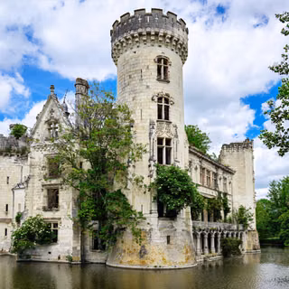 Chateau de la Mothe-Chandeniers Castle Ruins In France