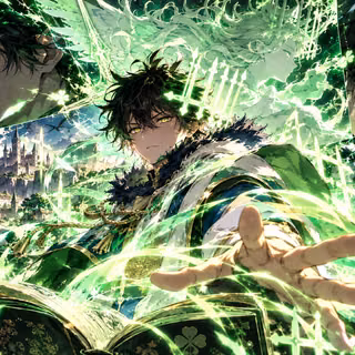 Yuno kaze mahou (black clover)