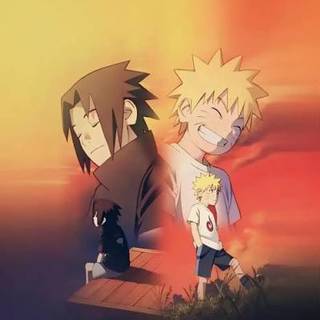  Naruto and Sasuke as Kids