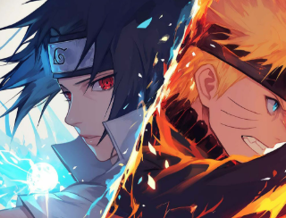 cool Sasuke and Naruto wallpaper