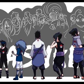 Sasuke crowing up