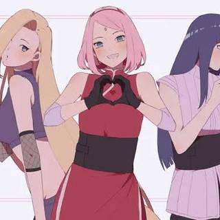 Ino, Sakura and Hinata