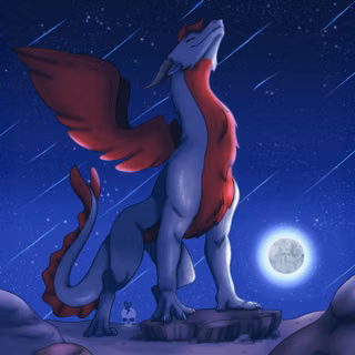 Dragon Under The Meteor