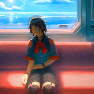 Seaside Train Daydream Retro Arcade Ride