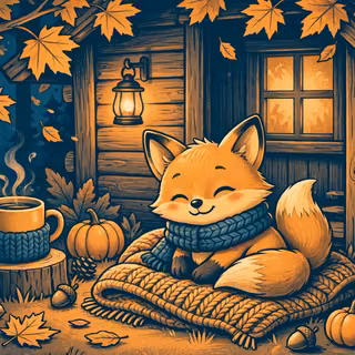 Cozy Fall Fox