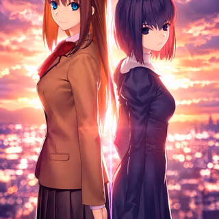 Witch on the Holy Night: Aoko & Alice Sunset
