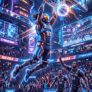 Neon Slam: Cybercourt Dunk
