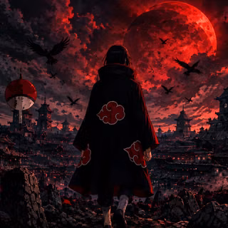 Itachi Uchiha Lua de Sangue