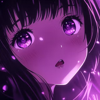 Purple Anime Girl