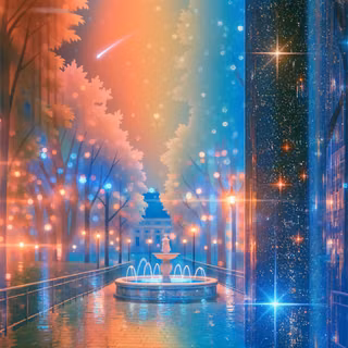 Soft-Glow Fountain Canal 