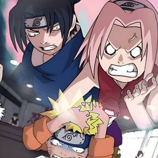  Sakura Haruno , Narutou zumaki  , Sasuke Uchiha , team7 