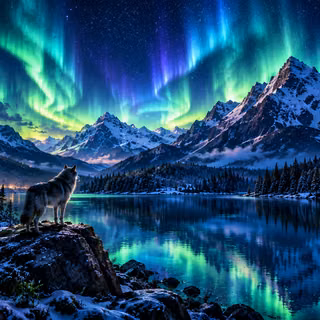Aurora Over the Wolf’s Valley