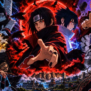 Narutovisk collage  desktop wallpaper