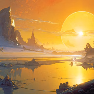 Alien Planet Sunrise