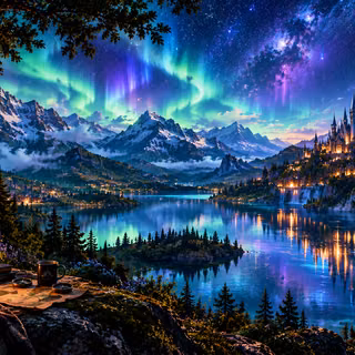 Enchanted Aurora Lakeside Camp