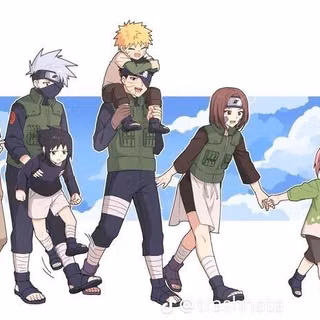Team 7  &  Obito & Rin
