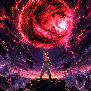 Kid Buu Vanishing Ball Dragon Ball Z