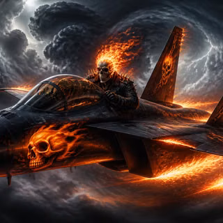 Ghost Rider Fighter Jet