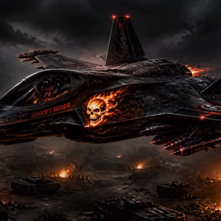 Ghost Rider Fighter Jet