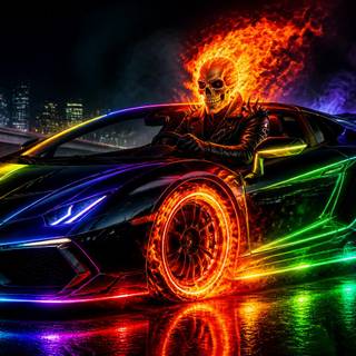 ghost rider RGB supercar