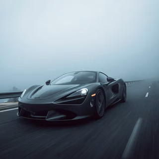 Moody Atmospheric Photography Of Of A Super Car Photography