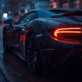 Moody Atmospheric Photography Of Of A Super Car Photography