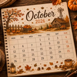 2026 October Calendar
