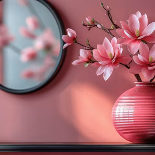 Simple Magnolia Flower Arrangement For Home Decor