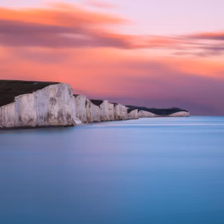 White Cliffs Coastline Scenic View