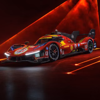 Ferrari 499P Hypercar Sports Car Racing Car