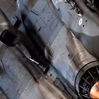 Fighter jet airplane