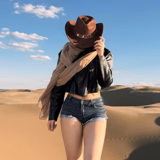 girl,  dust, cowboy, cowhand, vaquero, cool
